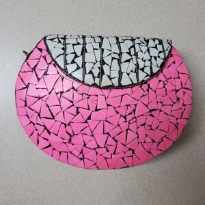 RAMLA Mosiac Stone Handmade Bag NEW